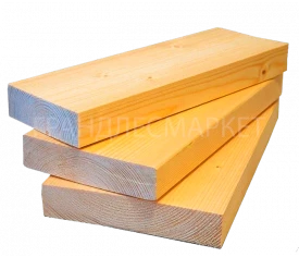 Доска сухая строганная 50х300х6000 (45х290х6000)