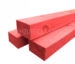 Брус обрезной антисептированный 100х100х6000
